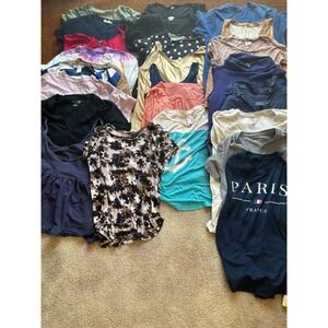 Mixed Brand Tops Lot Women Medium Multicolor Good 20pc Bundle Eileen Fisher LOFT